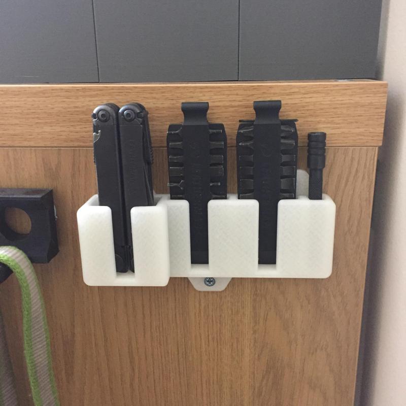 Leatherman and bits wall mount