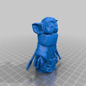Mandalorian Baby Yoda (Removable Helmet)