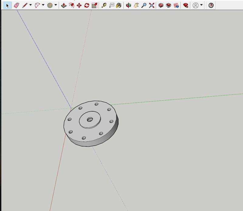 Circular Servo Horn Model