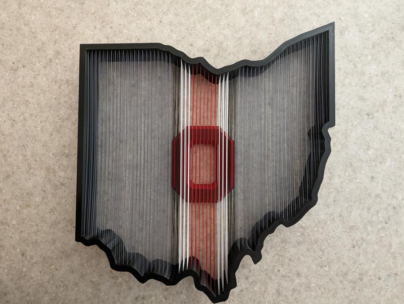 Ohio State String Art