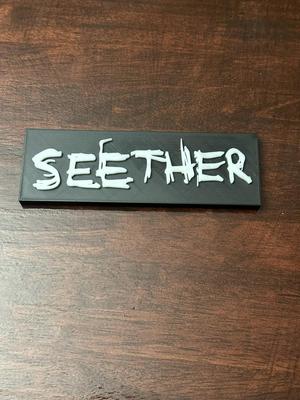 Seether Band Sign