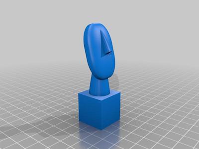 Ancient cycladic head