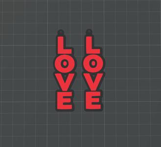 Earrings Love 