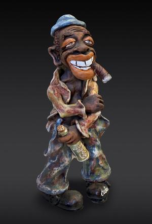 cuba man statue art sculpture