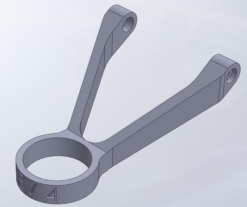Aventon Level.2 steerer computer mount