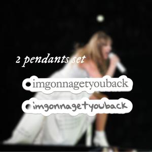 Taylor Swift imgonnagetyouback 2 Keychain set TTPD