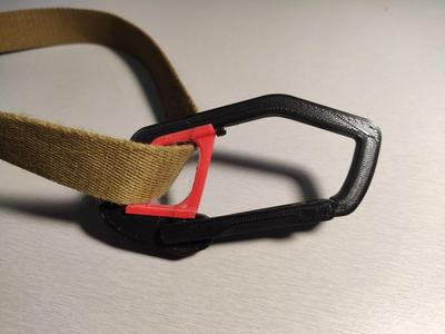 Carabiner with Bag strap holder