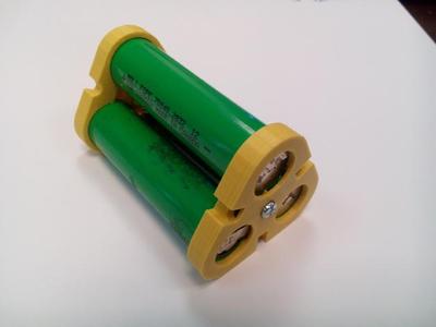 Battery 3x18650 holder
