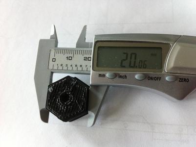 Hexagon Calibration Block