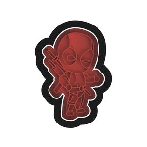 Deadpool Full Body Cookie Cutter - Only For Personal Use