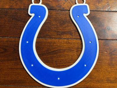 Indianapolis Colts Oversized Necklace Logo