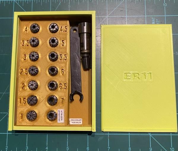 ER11 Collet Box with Sliding Lid