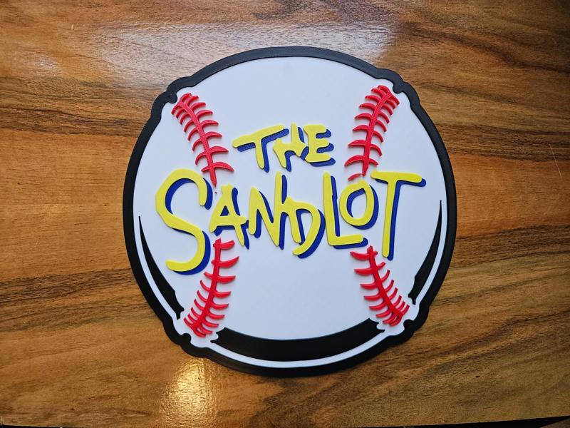 The Sandlot 3D Sign
