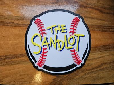 The Sandlot 3D Sign