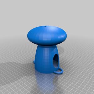 Birdhouse round - easy to print