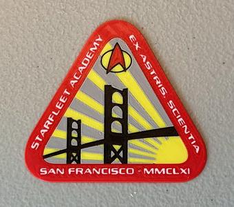 Multicolor Starfleet Academy Logo Magnet