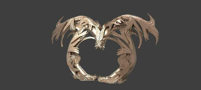 Ocean Dragon archway walls