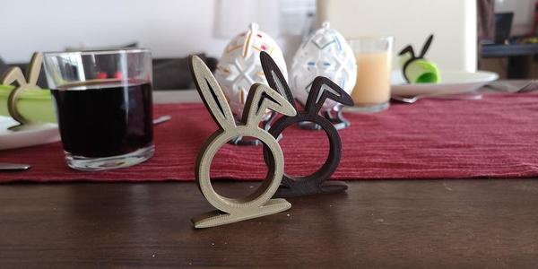 Serviette Ring Easter Bunny