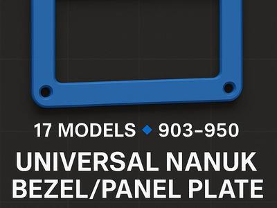 Nanuk 908 Bezel Panel Plate