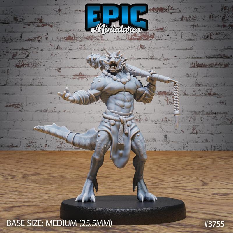 Oriental Half-Dragon ‧ DnD Miniature ‧ Tabletop Miniatures ‧ Gaming Monster ‧ 3D Model ‧ RPG ‧ DnDminis ‧ STL FILE