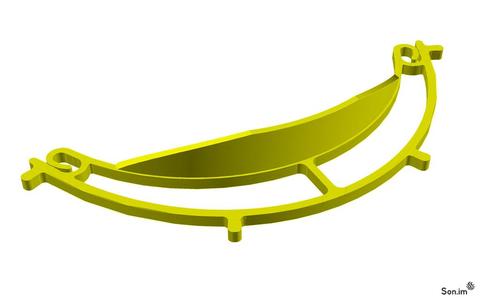 Visor frames PPE easy & fast print. Nested/single item. COVID-19 Coronavirus