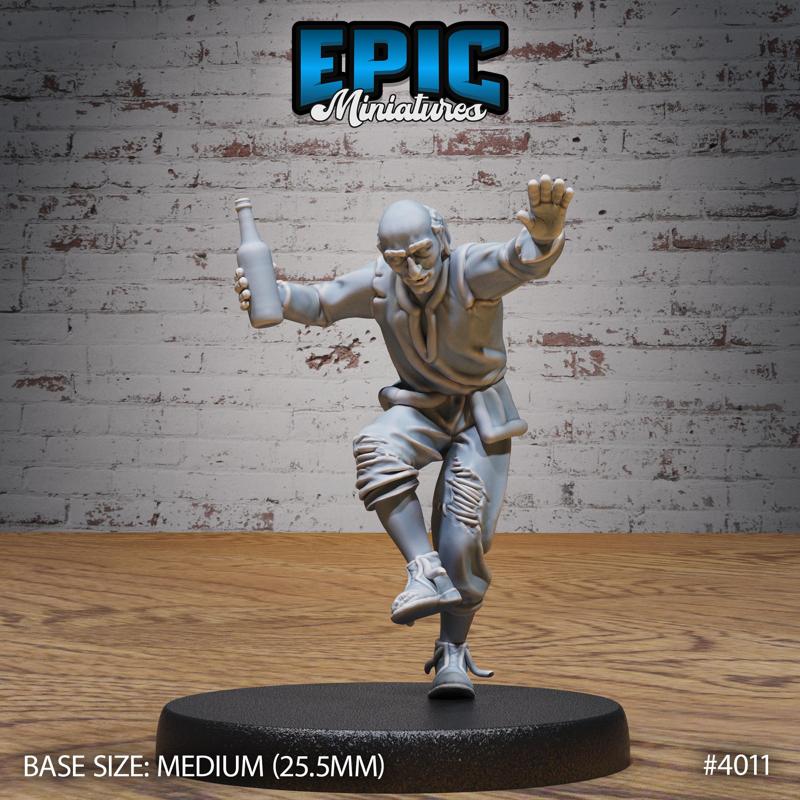 Villager Drunk Man ‧ DnD Miniature ‧ Tabletop Miniatures ‧ Gaming Monster ‧ 3D Model ‧ RPG ‧ DnDminis ‧ STL FILE