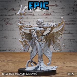 Rose Fairy Shooting ‧ DnD Miniature ‧ Tabletop Miniatures ‧ Gaming Monster ‧ 3D Model ‧ RPG ‧ DnDminis ‧ STL FILE