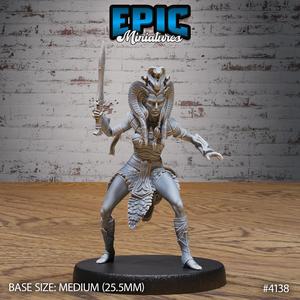 Cleopatra Royal Guard Sword ‧ DnD Miniature ‧ Tabletop Miniatures ‧ Gaming Monster ‧ 3D Model ‧ RPG ‧ DnDminis ‧ STL FILE