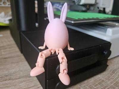Easter egg with ears