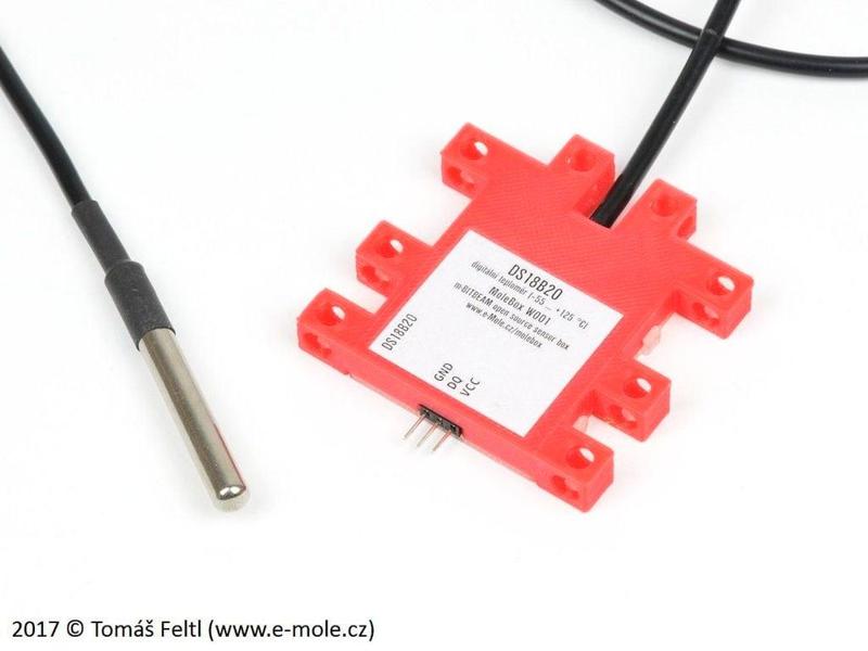 MoleBox: Digital Thermometer DS18B20