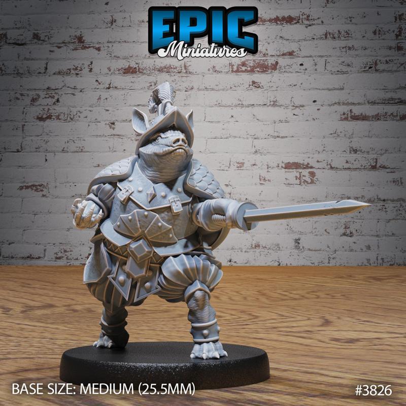 Armadillo Conquistador Attack ‧ DnD Miniature ‧ Tabletop Miniatures ‧ Gaming Monster ‧ 3D Model ‧ RPG ‧ DnDminis ‧ STL FILE