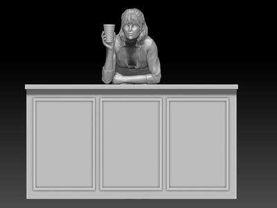 coffee shop girl 3