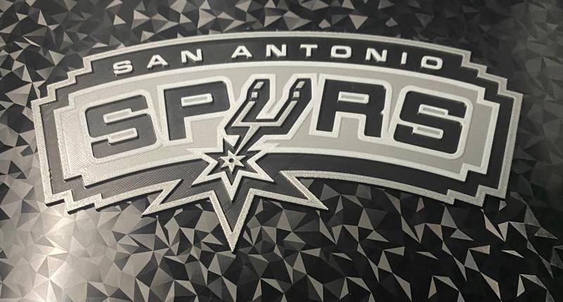 San Antonio Spurs Logo (02-17) - Hueforge