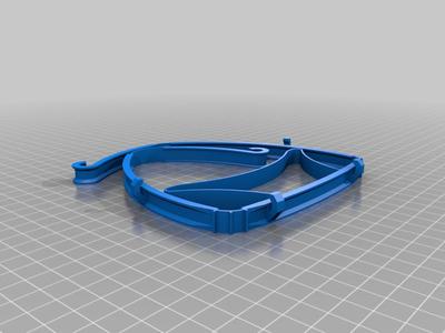 Remixed visor for 140mm build plate