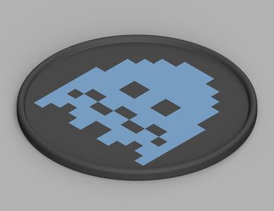 8-Bit Pacman & The Ghosts 096B | Ø98 x 5mm