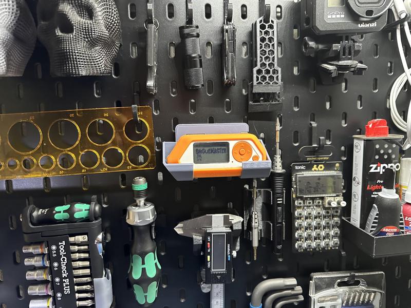 Flipper Zero and Wifi Dev Board Skadis Mount