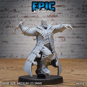 Demonic Hunter Attack ‧ DnD Miniature ‧ Tabletop Miniatures ‧ Gaming Monster ‧ 3D Model ‧ RPG ‧ DnDminis ‧ STL FILE