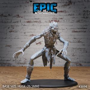 Ithaqua Wendigo ‧ DnD Miniature ‧ Tabletop Miniatures ‧ Gaming Monster ‧ 3D Model ‧ RPG ‧ DnDminis ‧ STL FILE