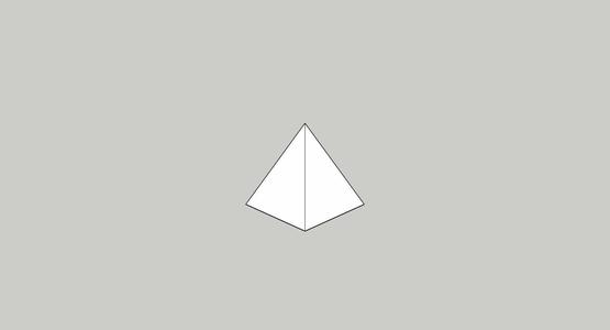 Pyramid 10x10x10 Cm