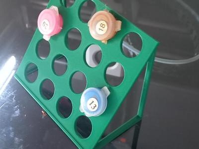 Small figurine paint holder