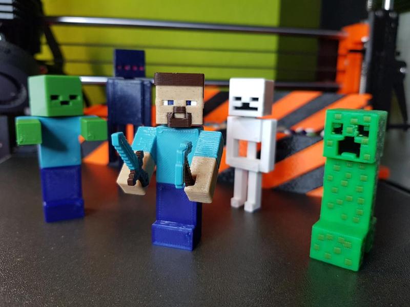 Minecraft figures set - Multi Color