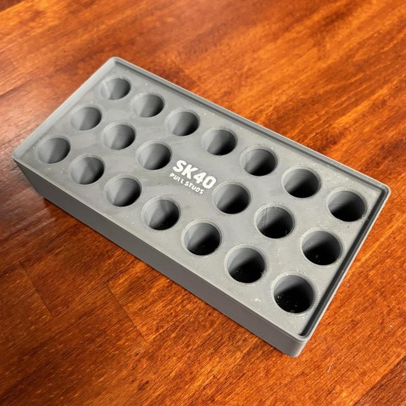 Gridfinity SK40 PullStud Holder (Haas)