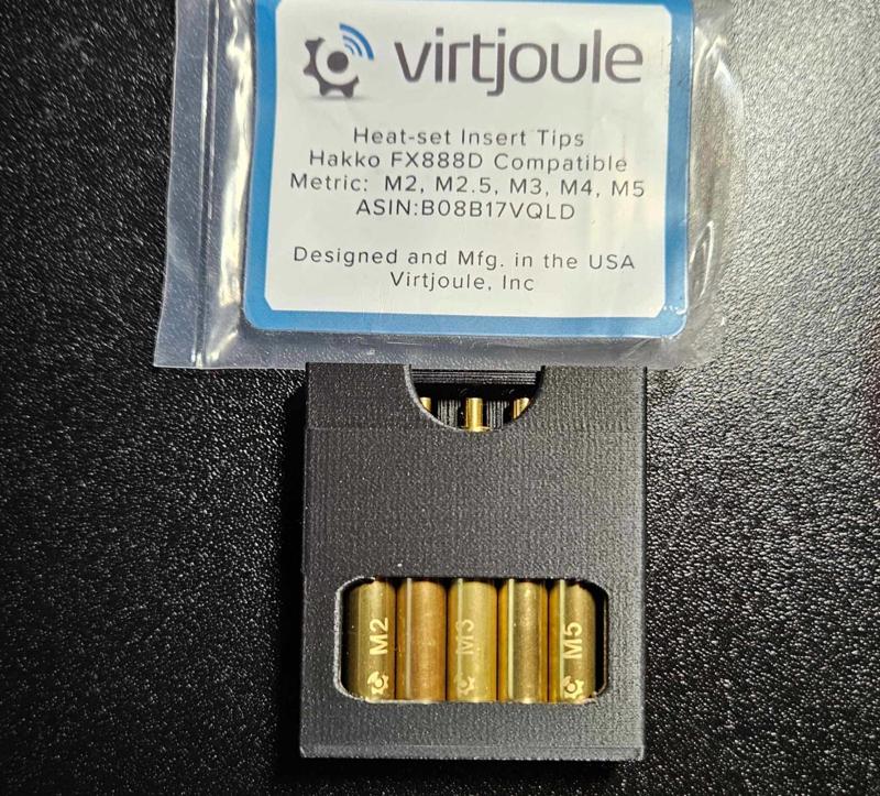 Virtjoule Heat Set Insert Tips Case