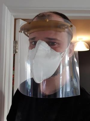 Face shield (NHS specs)