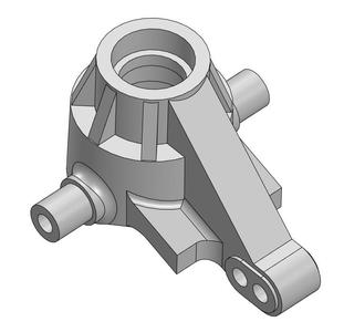 Tamiya TT-01 Wheel carrier