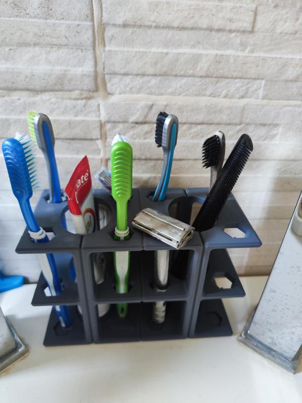 Another toothbrush and razor holder