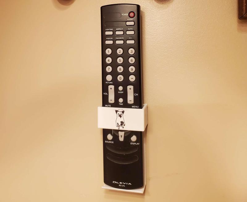 YARH - Yet Another Remote Holder (Wall Mounted)