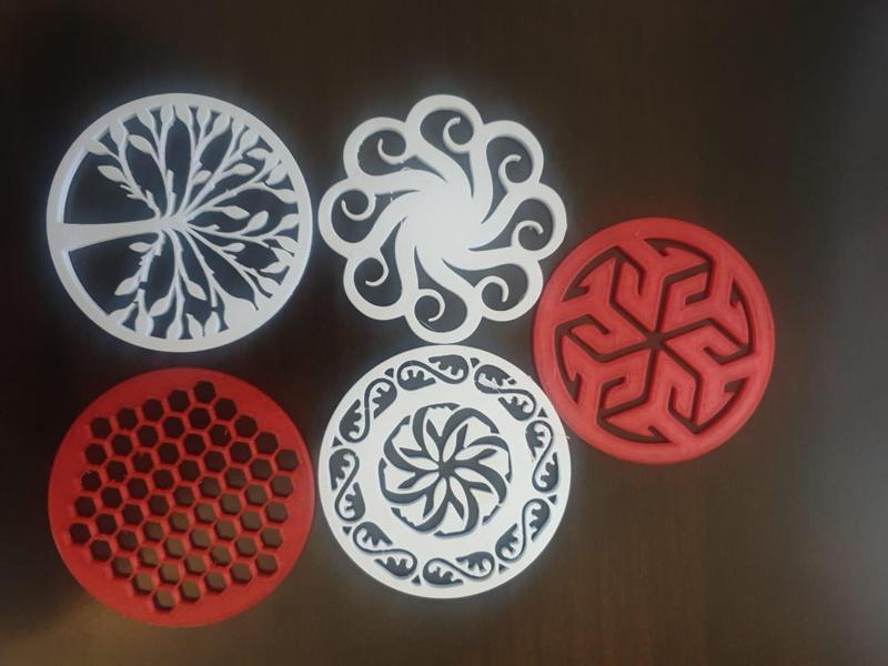 Cool coffee coasters