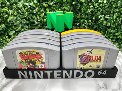 N64 NINTENDO 10-SLOT GAME HOLDER CARTRIDGE CASE