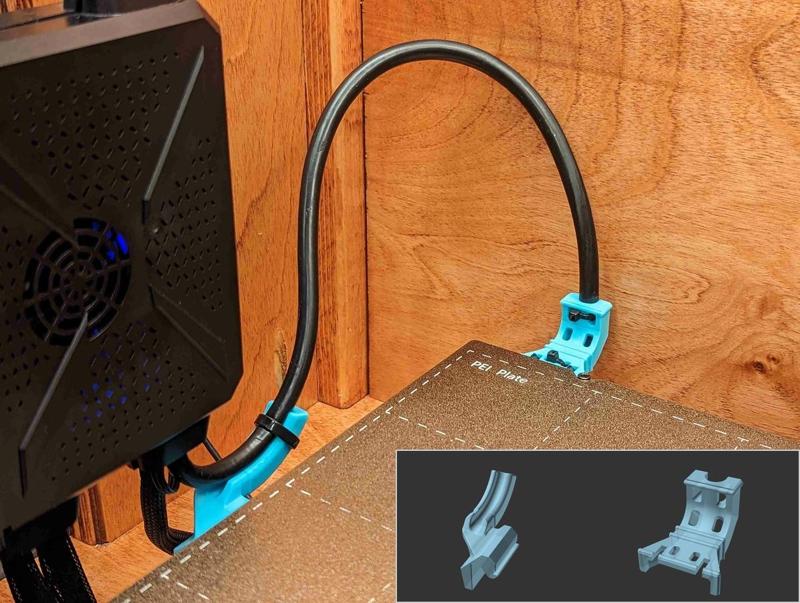 Sovol SV06 Plus Heat Bed Cable Support Bundle for tight spaces (now V2!)